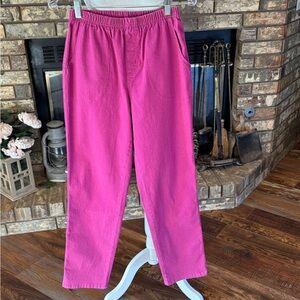 Denim & Company Vibrant Pink Casual Pants